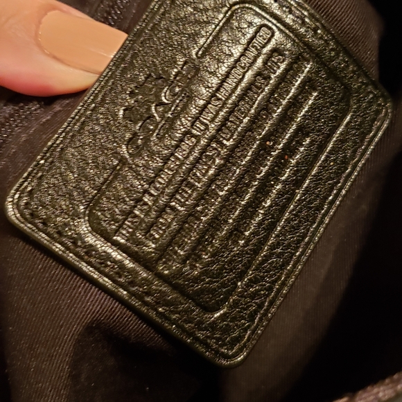 Coach black & grey bucket purse - Picture 4 of 5